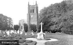 Crondall, All Saints Church and War Memorial 1930