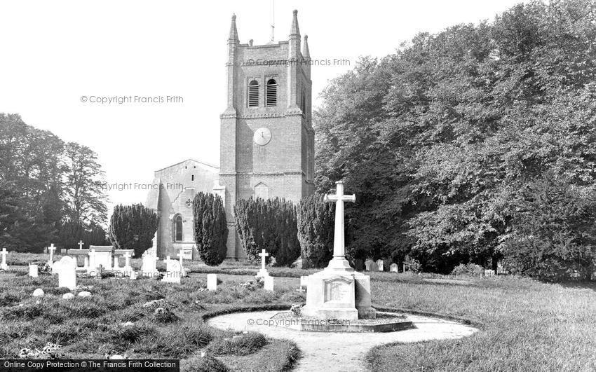 Crondall, All Saints Church and War Memorial 1930