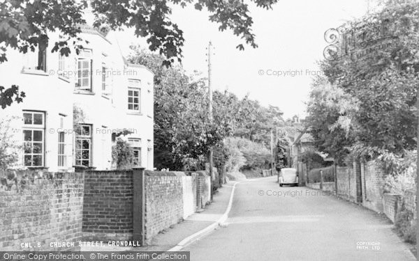 Photo of Crondall, Church Street c.1955