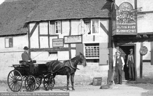 Photo of Crondall, Horse And Carriage, The Feathers 1906