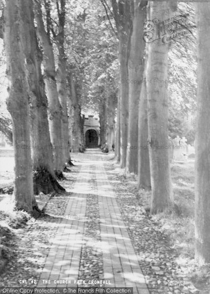 Photo of Crondall, The Church Path c.1960