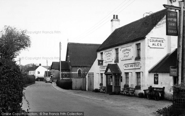 Photo of Crondall, The Hampshire Arms c.1955
