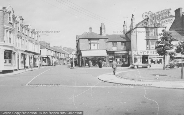 Photo of Crook, Market Place And Hope Street c.1960