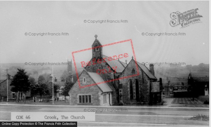 Photo of Crook, St Catherine's Church c.1965
