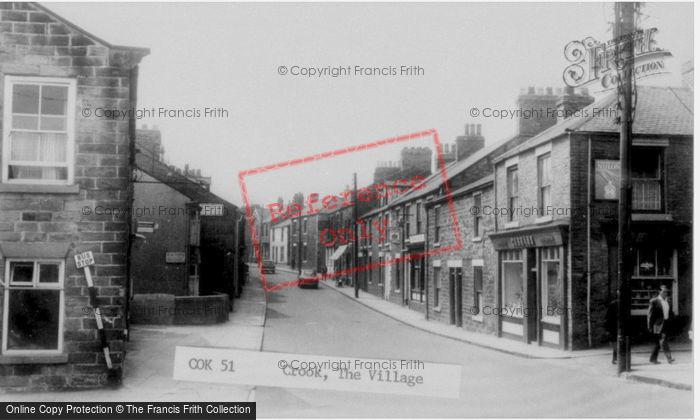 Photo of Crook, The Village c.1965