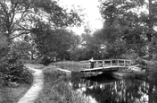 Swing Bridge On The Canal 1910, Crookham Village