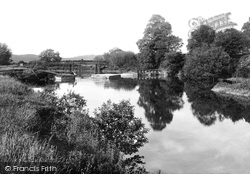 Weir And Jubilee Bridge 1910, Cropthorne