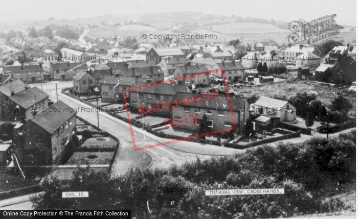 Photo of Cross Hands, General View c.1955