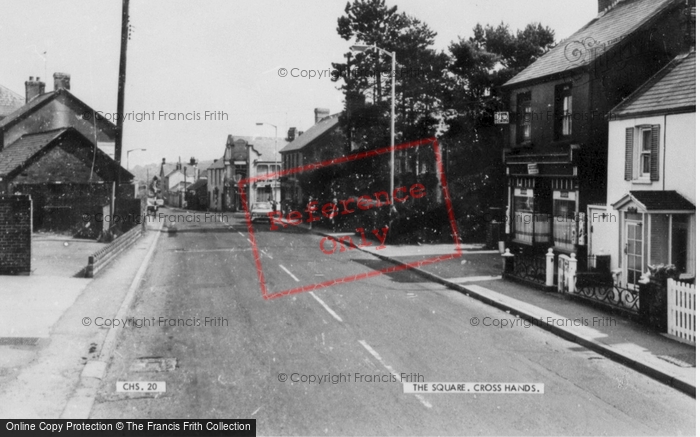 Photo of Cross Hands, The Square c.1965