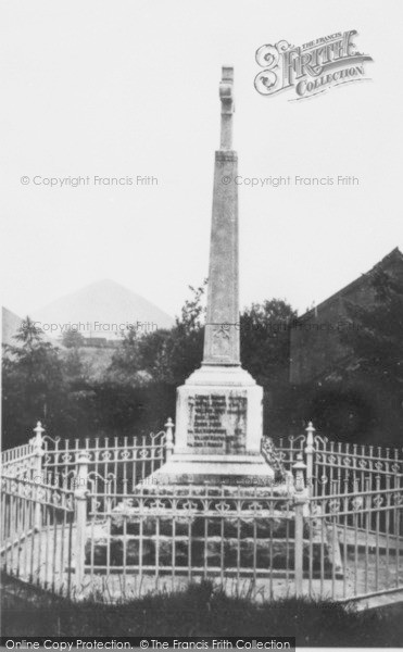 Photo of Cross Hands, The War Memorial c.1955
