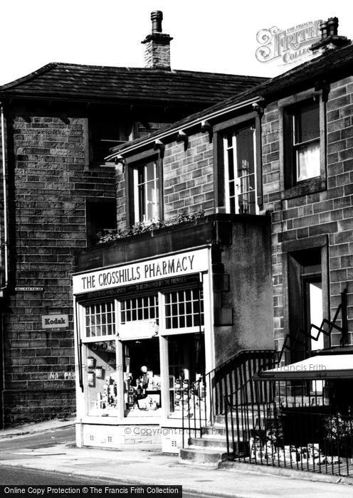 Photo of Cross Hills, The Crosshills Pharmacy c.1965