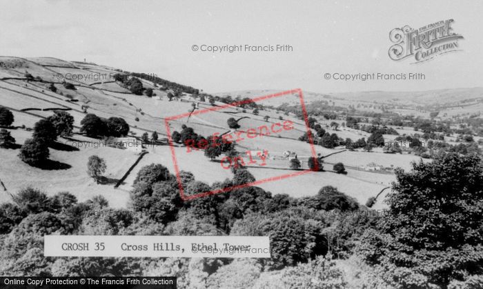 Photo of Cross Hills, View Towards Ethel Tower c.1965