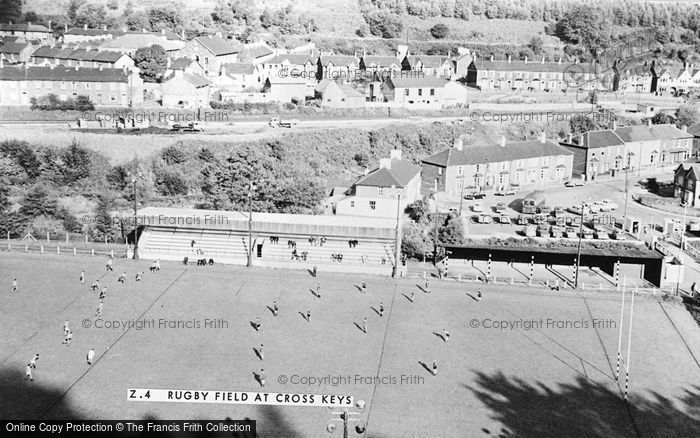 Photo of Crosskeys, Rugby Field c.1960