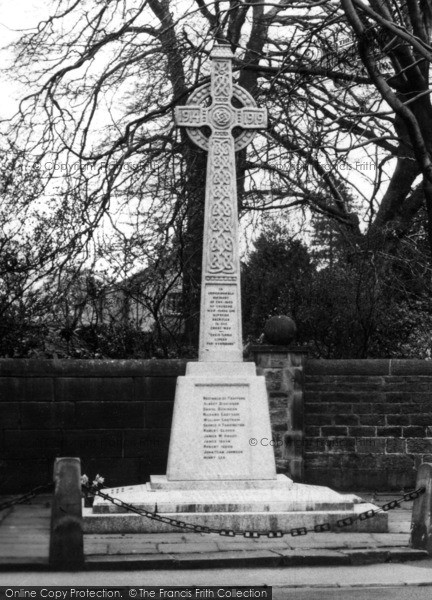 Photo of Croston, The War Memorial c.1950