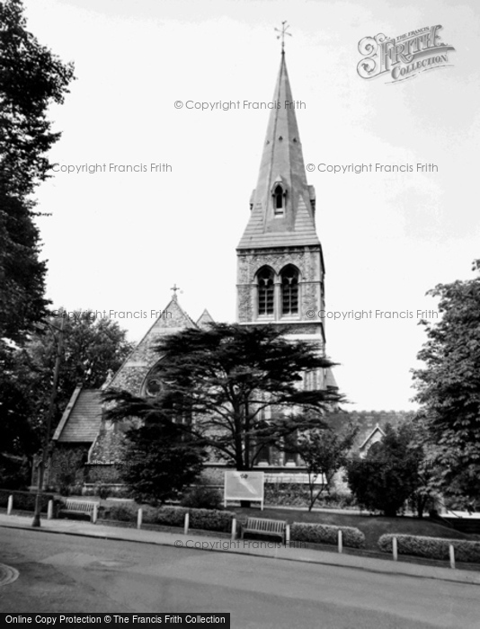 Photo of Crouch End, Christ Church, Crouch End Hill c1965