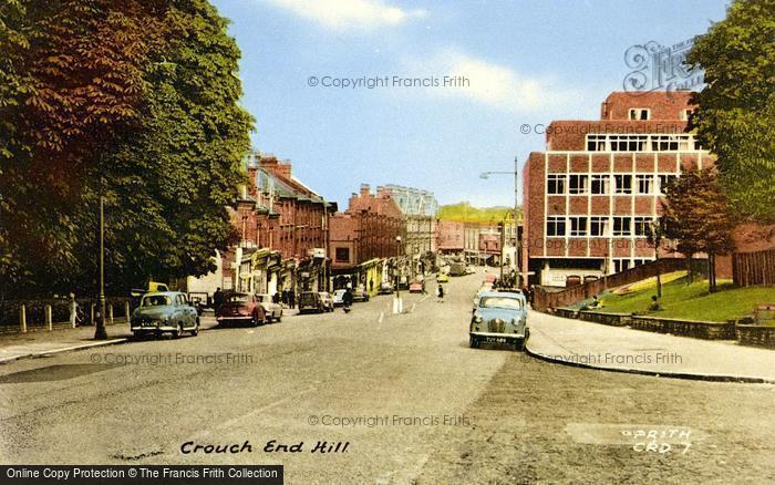 Photo of Crouch End, Crouch End Hill c.1965
