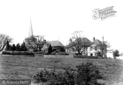 All Saints Church And Vicarage 1900, Crowborough