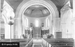 All Saints Church Interior 1900, Crowborough