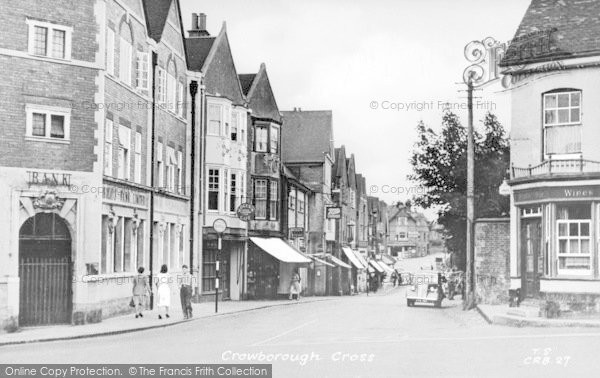 Photo of Crowborough, Cross c.1955 - Francis Frith