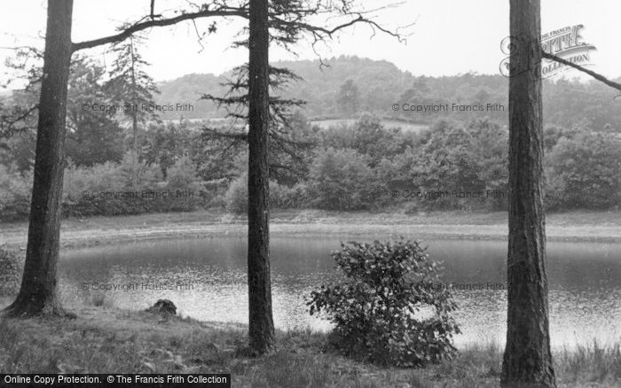 Crowborough, New Mill Lake c1955 Photo of Crowborough, New Mill Lake c.1955