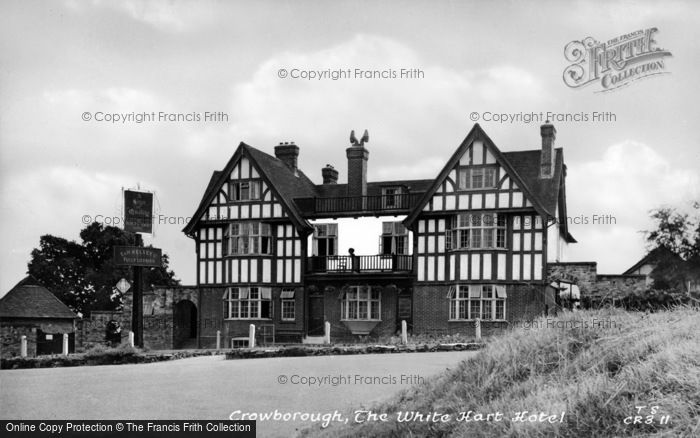 Photo of Crowborough, The White Hart Hotel c.1955