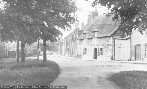 Photo of Crowland, Thatched Cottages c.1955