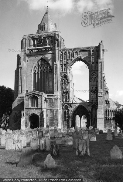 Photo of Crowland, The Abbey 1958