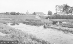 The Wash And Abbey c.1955, Crowland