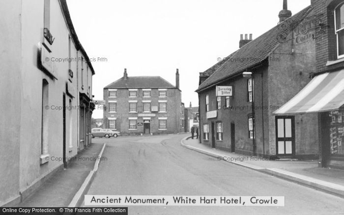 Photo of Crowle, Ancient Monument, White Hart Hotel c.1960