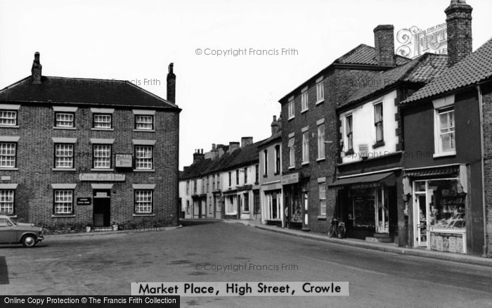 Photo of Crowle, Market Place, High Street c.1960