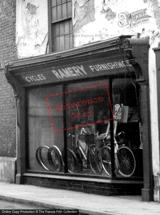Photo of Crowle, Ramery Cycles, High Street c.1955