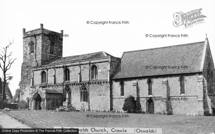 Photo of Crowle, St Oswald's Church c.1955