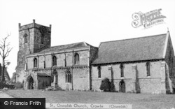 St Oswald's Church c.1955, Crowle
