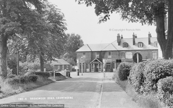 Photo of Crowthorne, Broadmoor Road c.1955