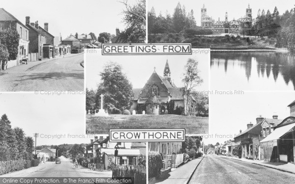 Photo of Crowthorne, Composite c.1955