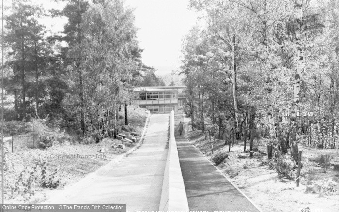 Photo of Crowthorne, Edgebarrow Secondary Modern School Entrance c.1960