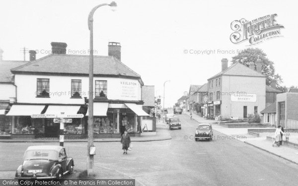 Photo of Crowthorne, High Street, Church Street Corner c.1960