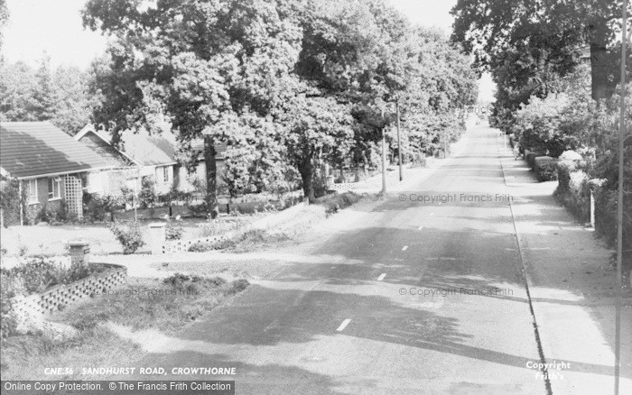 Photo of Crowthorne, Sandhurst Road c.1960