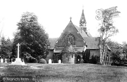 St John The Baptist's Church And Cross 1914, Crowthorne