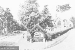 St John The Baptist's Church And Waterloo Road c.1960, Crowthorne