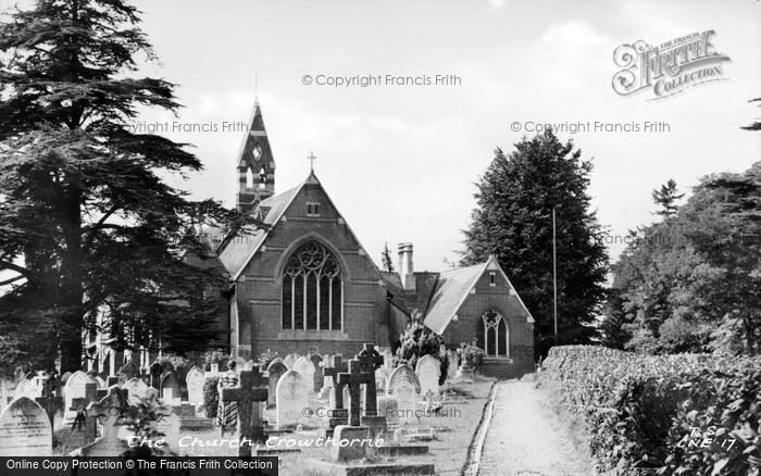 Photo of Crowthorne, The Church c.1955