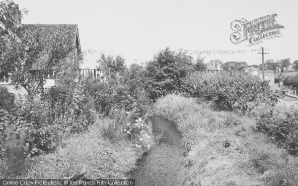 Photo of Crowton, The Stream c.1955