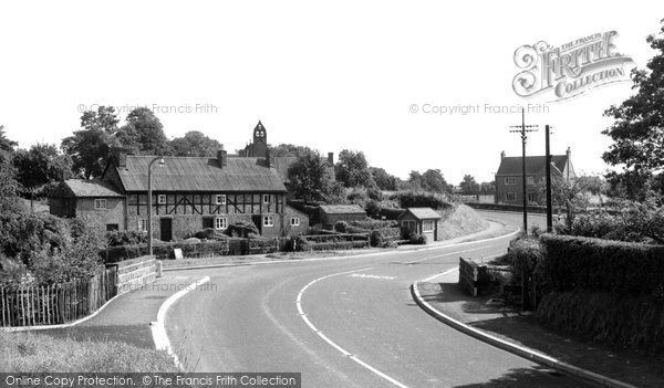 Photo of Crowton, The Village c.1955