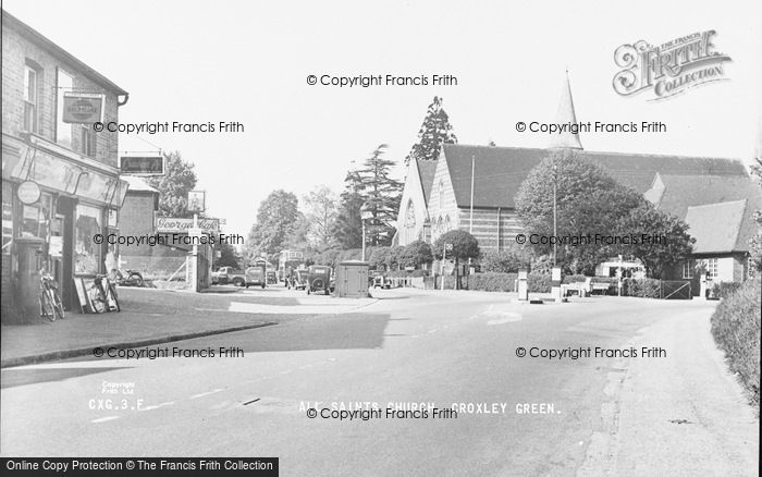 Photo of Croxley Green, All Saints Church c.1955