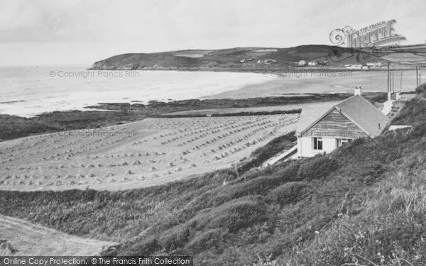 Photo of Croyde, Baggy Point And Croyde Bay c.1955