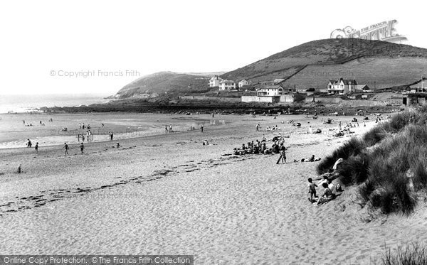 Photo of Croyde, Baggy Point and the Sands c1955