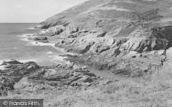 Cliff Walk To Baggy Point c.1960, Croyde