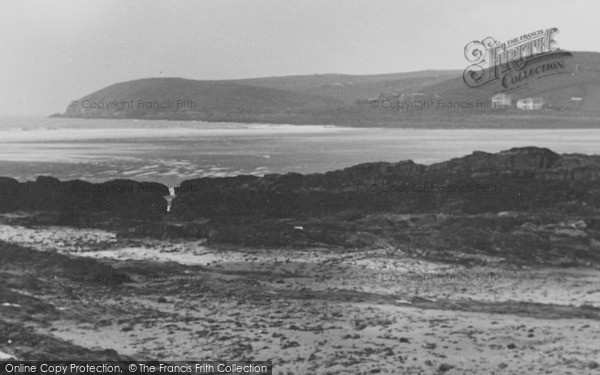 Photo of Croyde, Headland And Rocks c.1955