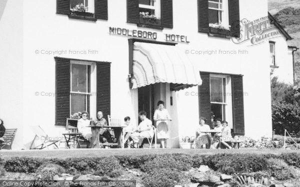 Photo of Croyde, Middleboro Hotel, Tea On The Terrace c.1960