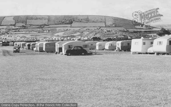 Photo of Croyde, Ryda Caravan Site c.1960